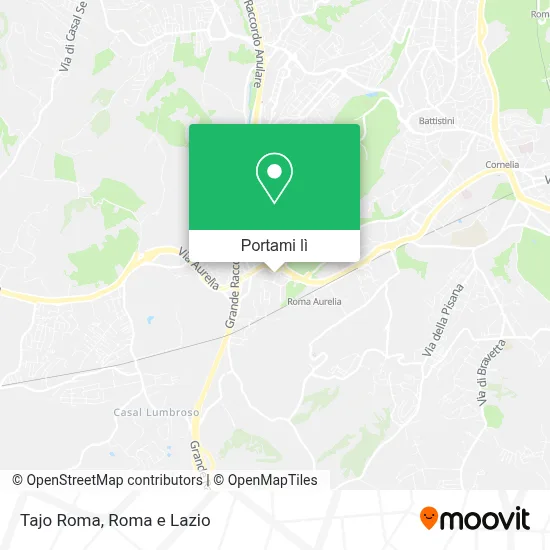 Mappa Tajo Roma