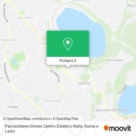 Mappa Parrucchiere Unisex Centro Estetico Nails