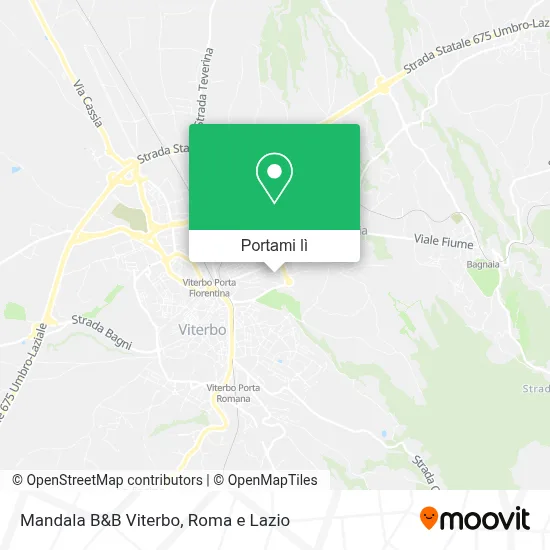 Mappa Mandala B&B Viterbo