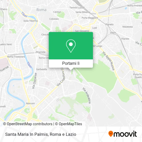 Mappa Santa Maria In Palmis