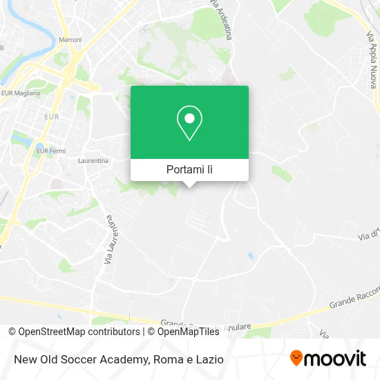 Mappa New Old Soccer Academy