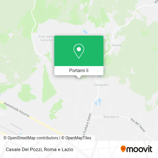 Mappa Casale Dei Pozzi