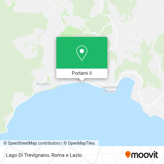 Mappa Lago Di Trevignano