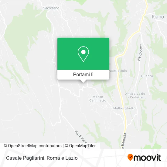 Mappa Casale Pagliarini