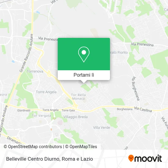 Mappa Belleville Centro Diurno