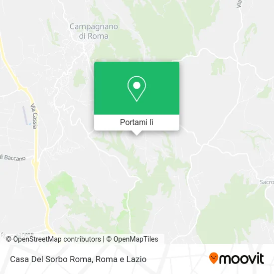 Mappa Casa Del Sorbo Roma