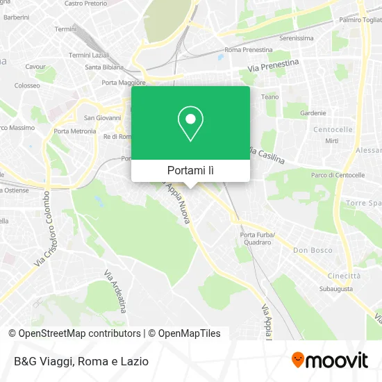 Mappa B&G Viaggi