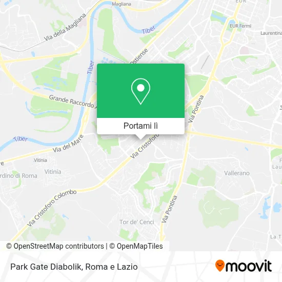 Mappa Park Gate Diabolik