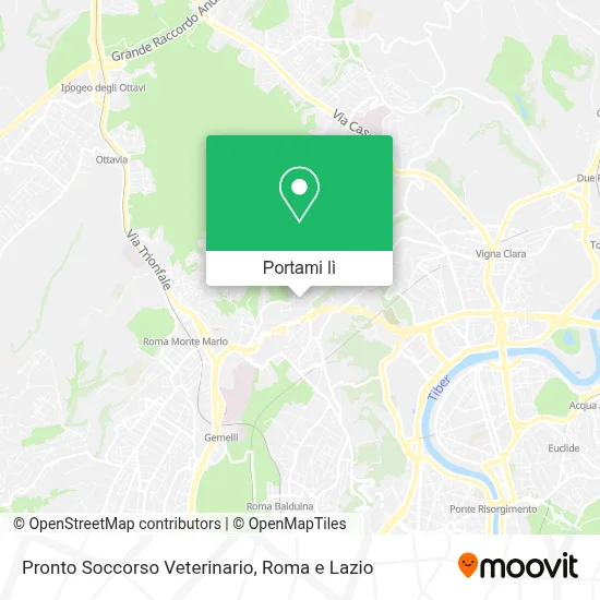 Mappa Pronto Soccorso Veterinario