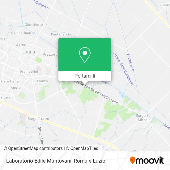Mappa Laboratorio Edile Mantovani
