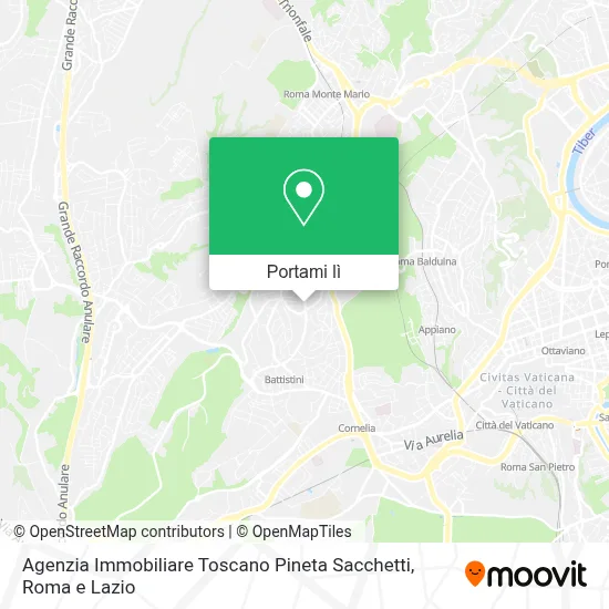 Mappa Agenzia Immobiliare Toscano Pineta Sacchetti