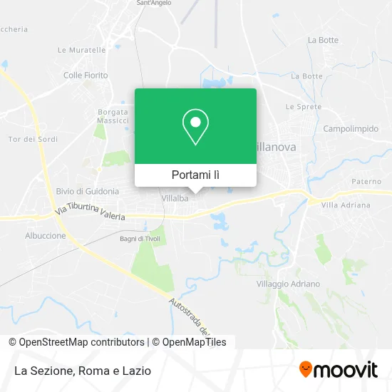 Mappa La Sezione