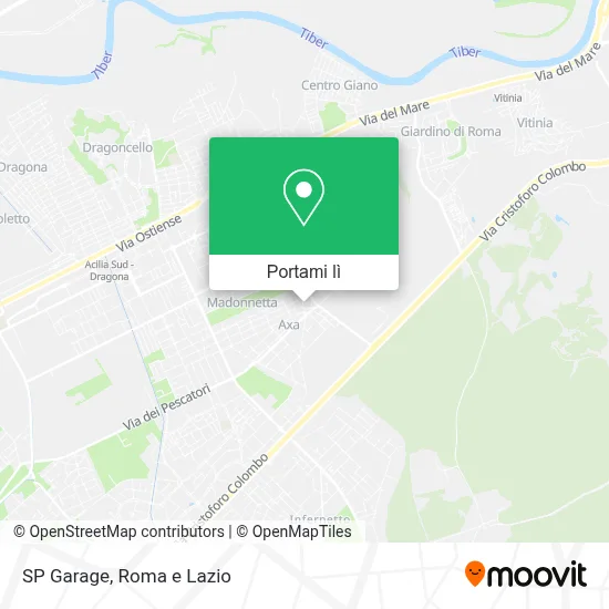 Mappa SP Garage