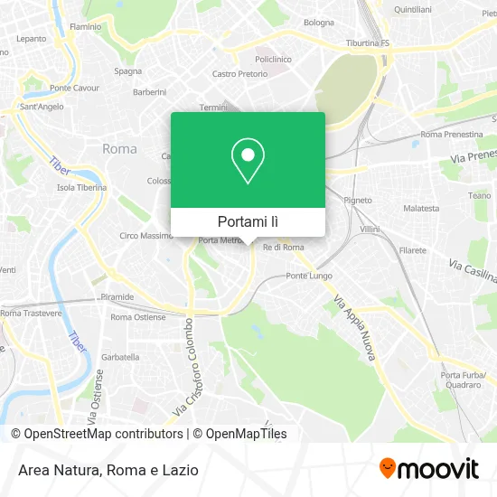 Mappa Area Natura