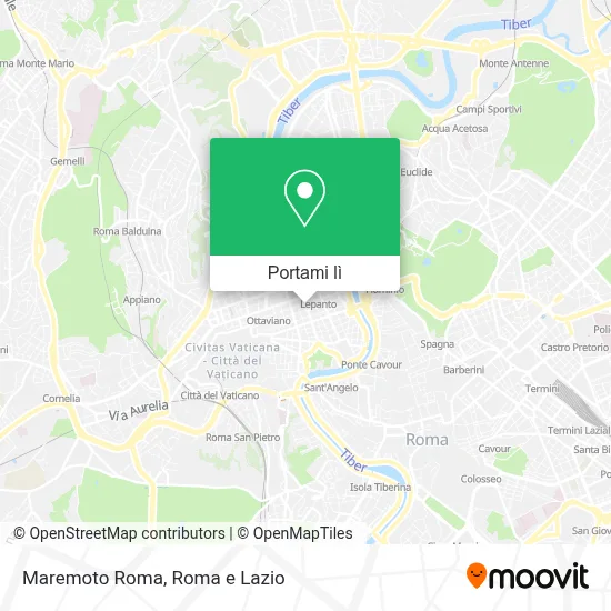 Mappa Maremoto Roma
