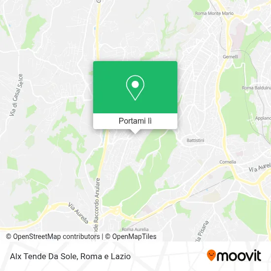Mappa Alx Tende Da Sole
