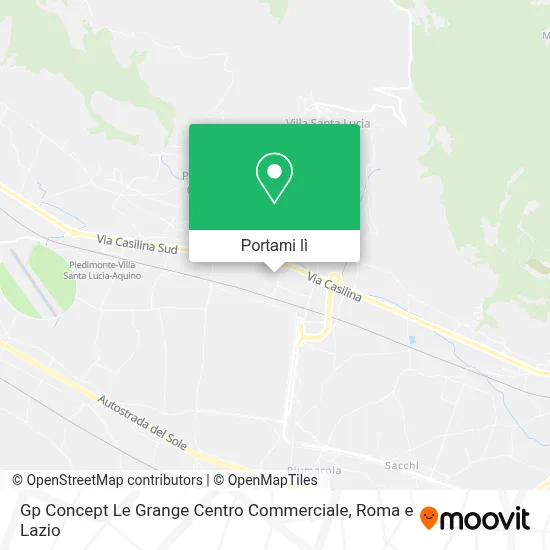 Mappa Gp Concept Le Grange Centro Commerciale