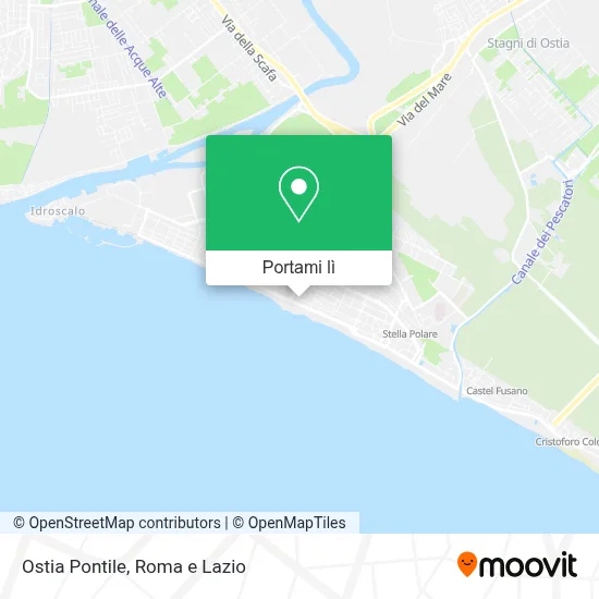 Mappa Ostia Pontile