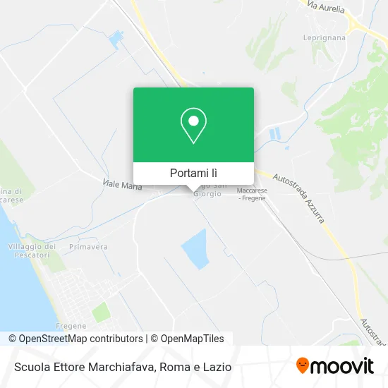 Mappa Scuola Ettore Marchiafava