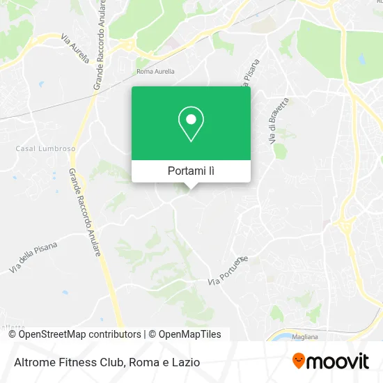 Mappa Altrome Fitness Club