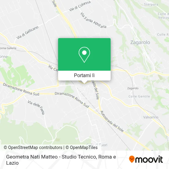 Mappa Geometra Nati Matteo - Studio Tecnico