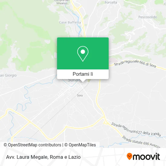 Mappa Avv. Laura Megale