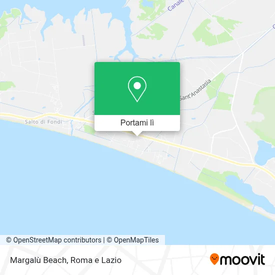 Mappa Margalù Beach