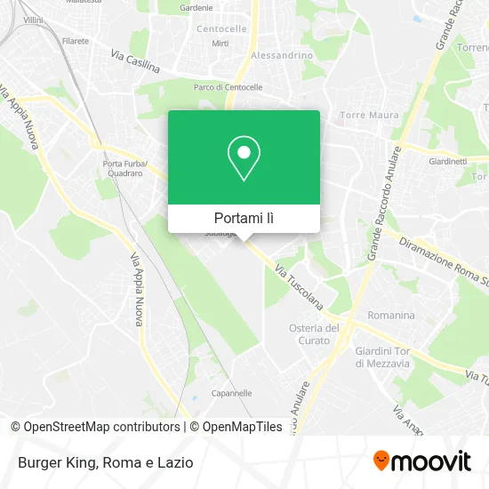 Mappa Burger King