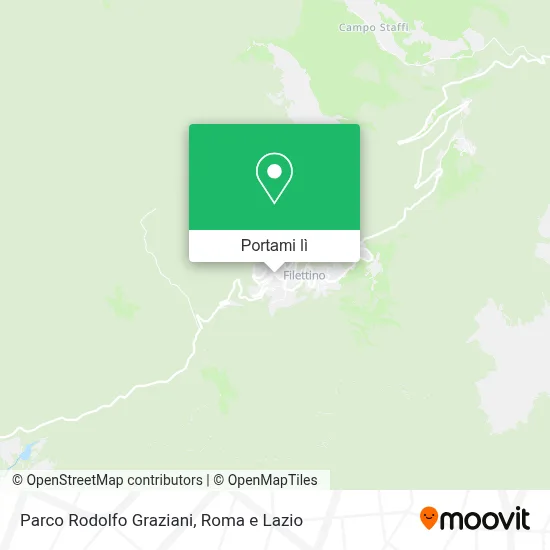 Mappa Parco Rodolfo Graziani