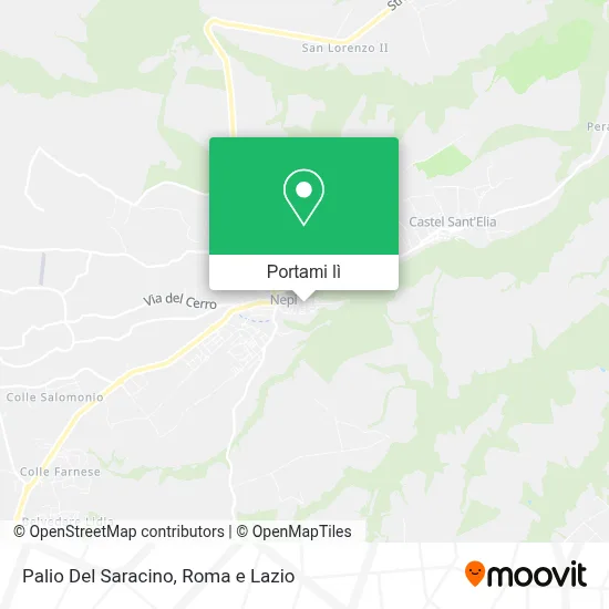 Mappa Palio Del Saracino