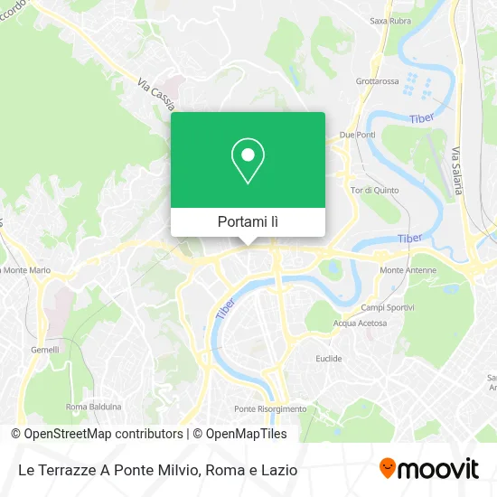 Mappa Le Terrazze A Ponte Milvio