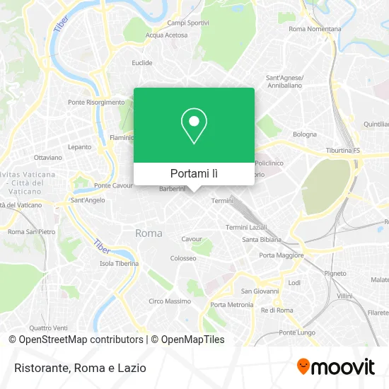 Mappa Ristorante