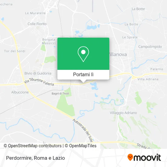 Mappa Perdormire
