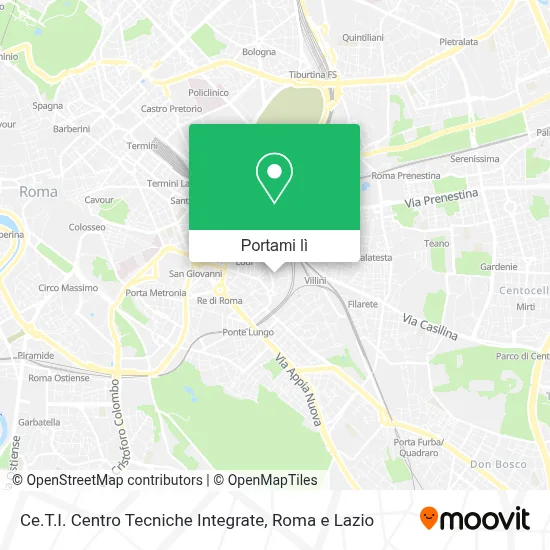 Mappa Ce.T.I. Centro Tecniche Integrate