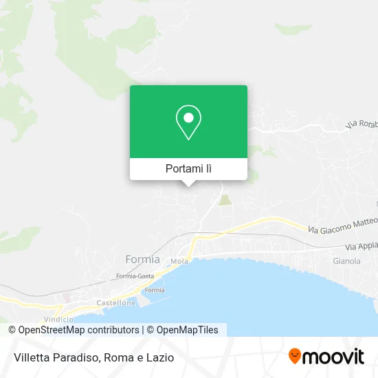 Mappa Villetta Paradiso