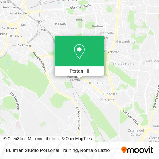 Mappa Bullman Studio Personal Training