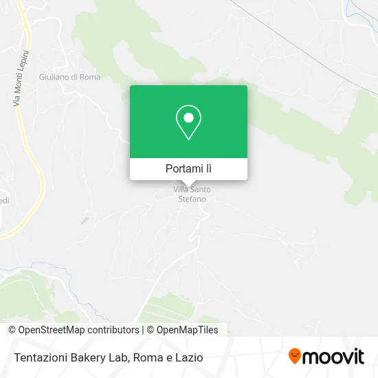 Mappa Tentazioni Bakery Lab
