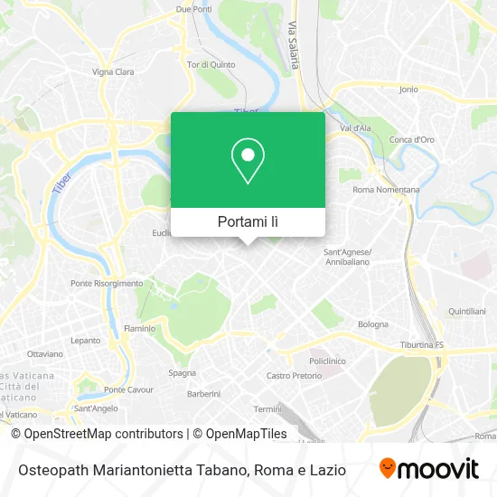 Mappa Osteopath Mariantonietta Tabano