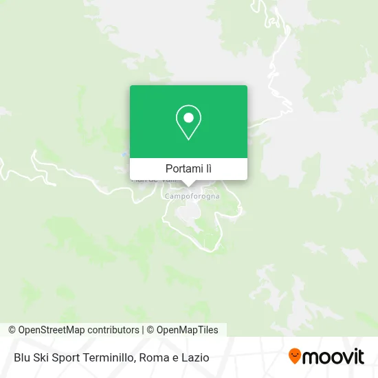 Mappa Blu Ski Sport Terminillo