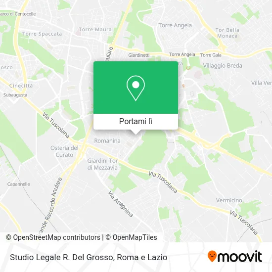 Mappa Studio Legale R. Del Grosso