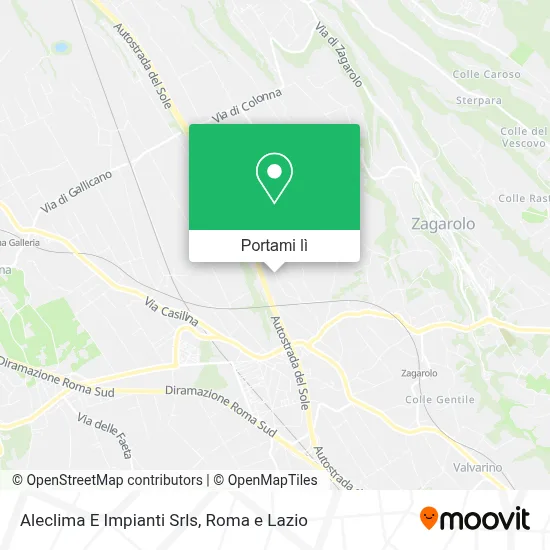 Mappa Aleclima E Impianti Srls