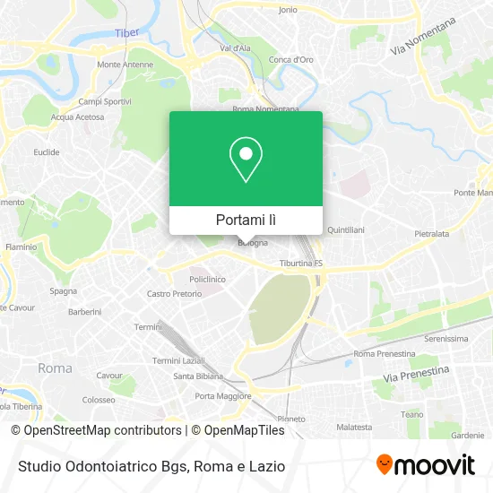 Mappa Studio Odontoiatrico Bgs