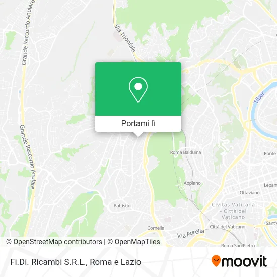 Mappa Fi.Di. Ricambi S.R.L.