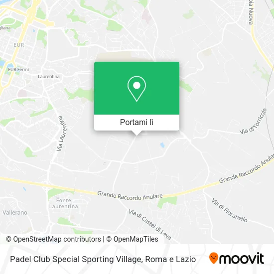 Mappa Padel Club Special Sporting Village