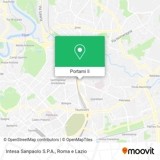 Mappa Intesa Sanpaolo S.P.A.