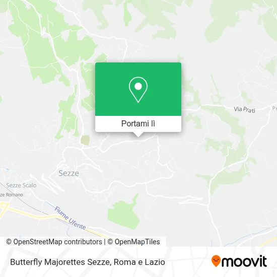 Mappa Butterfly Majorettes Sezze