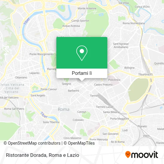 Mappa Ristorante Dorada