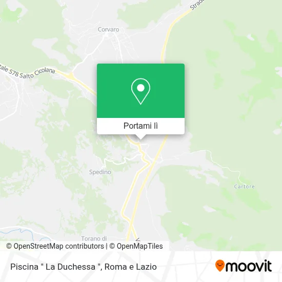 Mappa Piscina " La Duchessa "