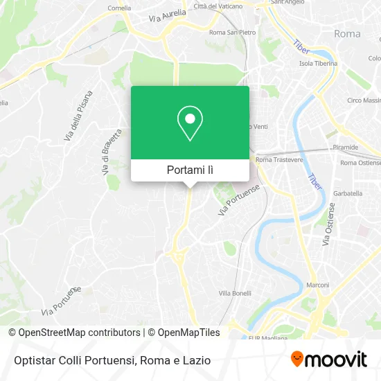 Mappa Optistar Colli Portuensi