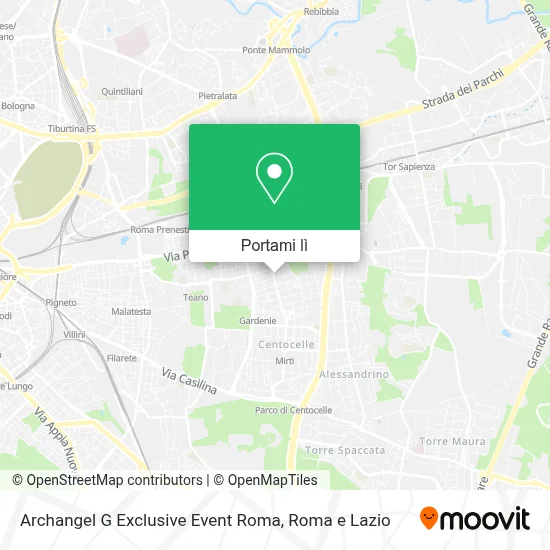 Mappa Archangel G Exclusive Event Roma